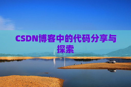 CSDN博客中的代码分享与探索